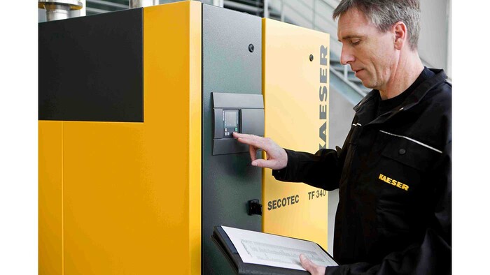 用于压缩空气处理的 Secotec TF 热质量干燥机