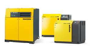 Kaeser Kompressoren 旋转叶片鼓风机机组。