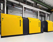 Manching 污水处理厂采用的旋转叶片鼓风机站。