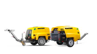 Compact portable compressors from Kaeser Kompressoren