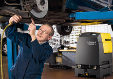 i.Comp 9 Tower T 往复式压缩机 - 非常适合汽车车间。