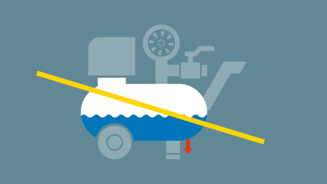 i.Comp 3 利用新技术来蒸发累积的冷凝水。