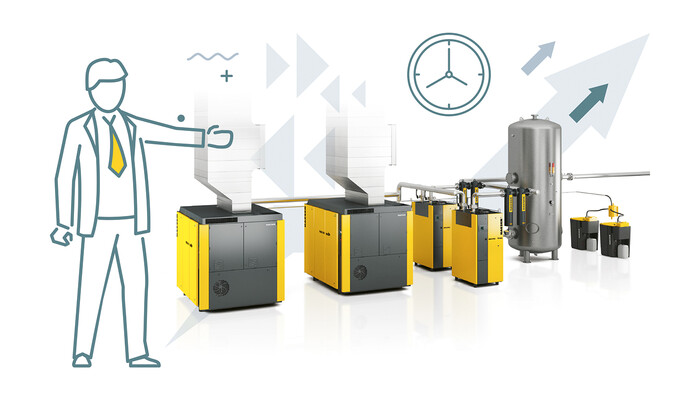 KAESER 专家强调了热回收的潜力。